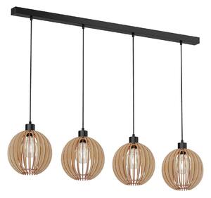 Lustră Pendul Envostar, Clay, reglabil, Lemn, Zona coridorului, Lemn, Scandinavă