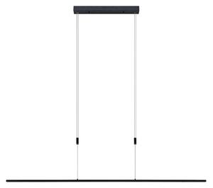 Lustră Pendul Lucande, Stakato, reglabil, Negru, Camera de zi, Aluminiu, Modern