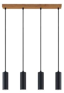 Lustră Pendul Lindby, Maniva, reglabil, Lemn, Bucătărie, Metal, Modern