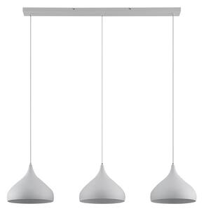 Lustră Pendul Lindby, Elamira, reglabil, Alb, Camera de zi, Metal, Modern