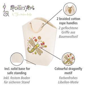 Coș de rufe din material textil 58 l Rollin'Art Libelle – Wenko