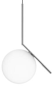 Lustră Pendul FLOS, IC S2, reglabil, Metalic, Camera de zi, Sticlă, Design