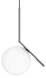 Lustră Pendul FLOS, IC S1, reglabil, Metalic, Camera de zi, Sticlă, Design