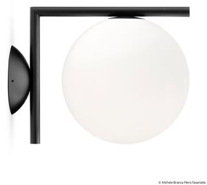 Lampă de perete FLOS, IC C/W1, reglabil, Negru, Camera de zi, Metal, Design