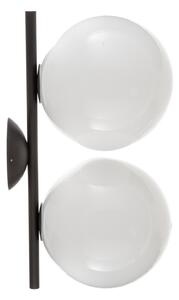Lampă de perete FLOS, IC C/W1 Double, reglabil, Alb, Camera de zi, Sticlă, Design