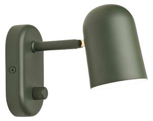 Lampă de perete Northern, Buddy wall, reglabil, Verde, Camera de zi, Metal, Scandinavă