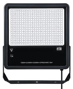 THORN THORNeco Leo Flex LED spot IP66 PC 190W 830, reglabil, Negru, Metal