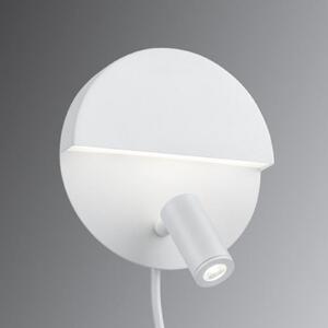 Trio Lighting Aplică LED Mario funcțională cu 2 comutatoare, Alb, Camera de zi / sufragerie, Metal, Modern, Spot de perete