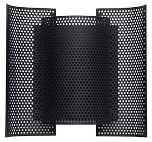 Lampă de perete Northern, Butterfly perforated, reglabil, Negru, Camera de zi, Metal, Design