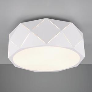 Trio Lighting Plafonieră Zandor cu abajur alb, reglabil, Alb, Camera de zi / sufragerie, Metal, Modern