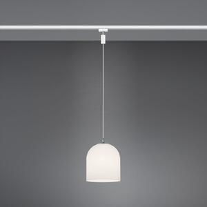 Trio Lighting DUOline Ontario, suspendată, cu șină bifazică, E14, sticlă, reglabil, Alb, Camera de zi / sufragerie, Sticlă, Modern