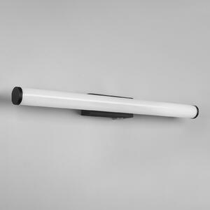 Trio Lighting Aplică de perete Mattimo LED, lățime 60 cm, negru, întrerupător, Negru, Baie, Metal, Modern