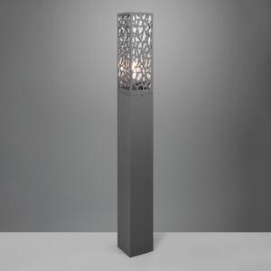 Trio Lighting Lampă de trotuar Cooper, abajur cu coborâre, reglabil, Negru, Metal, Modern