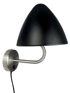 Lampă de perete Dyberg Larsen, Oulu, Metalic, Camera de zi, Metal, Design