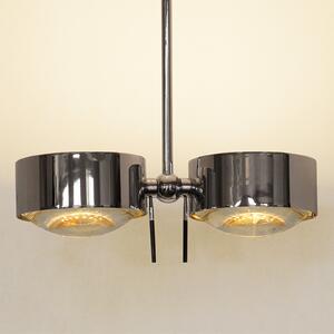 Top Light Plafonieră Puk Sides crom 30 cm 2 becuri G9, reglabil, Metalic, Camera de zi / sufragerie, Metal, Design