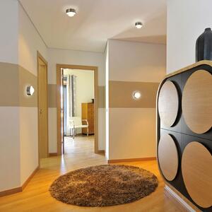 Top Light Plafonieră Puk One 2, crom, G9, reglabil, Metalic, Hol, Metal, Modern