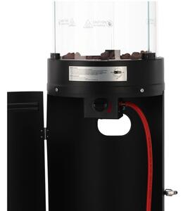 Încălzitor de terasă pe gaz de 9 kW cu pietre de lavă, 139 cm