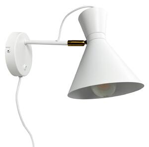 Lampă de perete Dyberg Larsen, Cindy, Alb, Camera de zi, Metal, Design