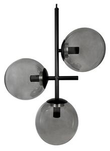 Lustră Pendul Dyberg Larsen, Como, reglabil, Negru, Camera de zi, Metal, Modern