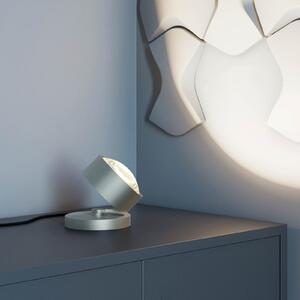 Top Light Spot de masă Puk Maxx Spot, nichel mat, Gri, Camera de zi / sufragerie, Metal, Modern