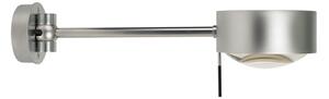 Top Light Lampă de citit Puk Maxx Hotel 34 cm crom mat, reglabil, Gri, dormitor, Metal, Modern