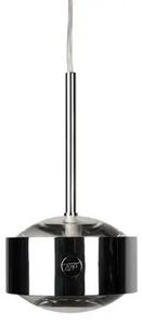 Top Light Lampă suspendată Puk Maxx Drop Solo, nichel mat, reglabil, Gri, Camera de zi / sufragerie, Metal, Modern