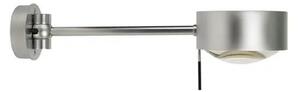 Top Light Lampă de citit Puk Maxx Hotel 34 cm nichel mat, reglabil, Gri, dormitor, Metal, Modern