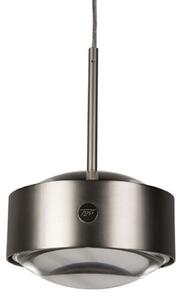 Top Light Puk Meg Maxx Drop Solo lampă suspendată, nichel mat, G9, reglabil, Gri, Camera de zi / sufragerie, Metal, Modern