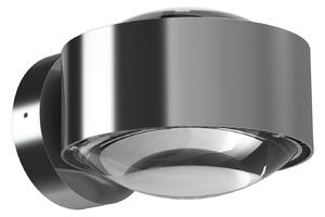 Top Light Puk Maxx Wall, LED, lentile transparente, crom mat, reglabil, Gri, Camera de zi / sufragerie, Metal, Design
