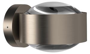 Top Light Puk Maxx Wall, LED, lentile transparente, nichel mat, reglabil, Gri, Camera de zi / sufragerie, Metal, Design