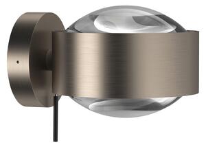 Top Light Puk Maxx Wall+, G9, lentile transparente, nichel mat, reglabil, Metalic, Camera de zi / sufragerie, Metal, Design