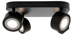 Plafoniere Nordlux, Clyde, reglabil, Negru, Zona coridorului, Metal