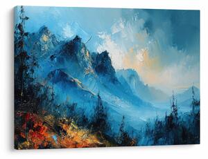 Tablou - Pictura munților (70x50 cm)
