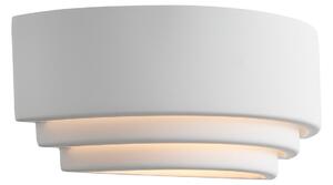 Lampă de perete Nordlux, Lancio Oblong, reglabil, Alb, Zona coridorului, Tencuială / Argilă