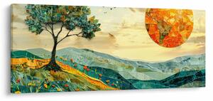 Tablou - Ilustrație peisaj (120x50 cm)