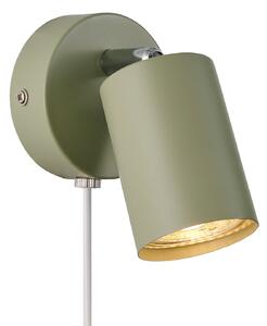 Lampă de perete Nordlux, Explore, Verde, Zona coridorului, Metal, Scandinavă