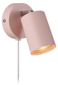Lampă de perete Nordlux, Explore, Roz / Rosé, Zona coridorului, Metal, Scandinavă