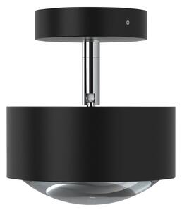 Top Light Puk Maxx Turn LED reflector cu LED-uri transparent 1fl negru mat, reglabil, Negru, Camera de zi / sufragerie, Metal, Design