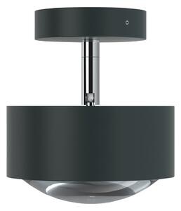 Top Light Puk Maxx Turn LED spot cu lentilă transparentă 1fl antracit, reglabil, Negru, Camera de zi / sufragerie, Metal, Design