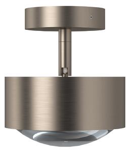 Top Light Puk Maxx Turn LED spot cu lentilă transparentă 1fl nichel mată, reglabil, Gri, Camera de zi / sufragerie, Metal, Design