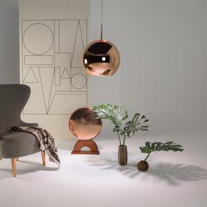 Tom Dixon Copper Round Lampă suspendată Ø 45 cm cupru, reglabil, Cupru, Camera de zi / sufragerie, Plastic, Design