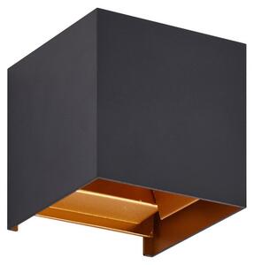 Lămpi de exterior Lindby, Nivar, Negru, Balcon, Metal, Modern