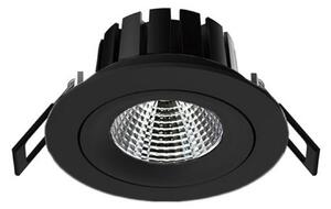 The Light Group SLC DL04 LED încastrat negru 2.700 K, reglabil, Negru, Camera de zi / sufragerie, Metal, Modern, Corpuri de iluminat încastrate rotunde