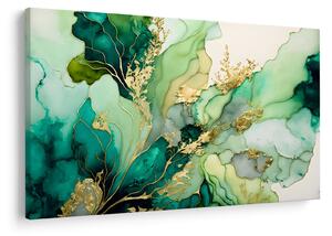 Tablou - Abstractizare verde (90x60 cm)