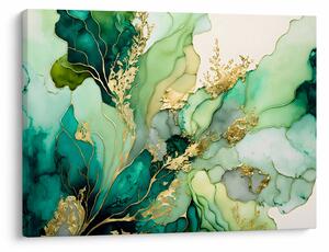 Tablou - Abstractizare verde (70x50 cm)