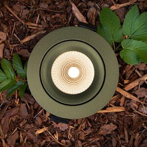 The Light Group SLC Green One 360 ° LED de încastrare 3.000K Ra97, reglabil, Verde, Camera de zi / sufragerie, Metal, Modern, Corpuri de iluminat încastrate rotunde