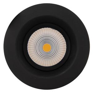 The Light Group SLC One Soft LED cu LED-uri de încastrare spot dim-to-warm negru, reglabil, Negru, Camera de zi / sufragerie, Metal, Modern, Corpuri de iluminat încastrate rotunde