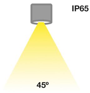 The Light Group SLC MiniOne Spot fix cu LED-uri IP65 alb 927, reglabil, Alb, Camera de zi / sufragerie, Metal, Modern, Corpuri de iluminat încastrate rotunde