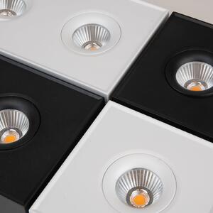 The Light Group SLC DL04 Surface X2 lampă montare 2.700K alb, reglabil, Alb, Studiu / Birou, Metal, Plafon cu flacără multiplă
