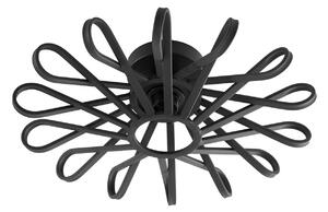 Plafoniere Lindby, Kaelen, reglabil, Negru, Camera de zi, Metal